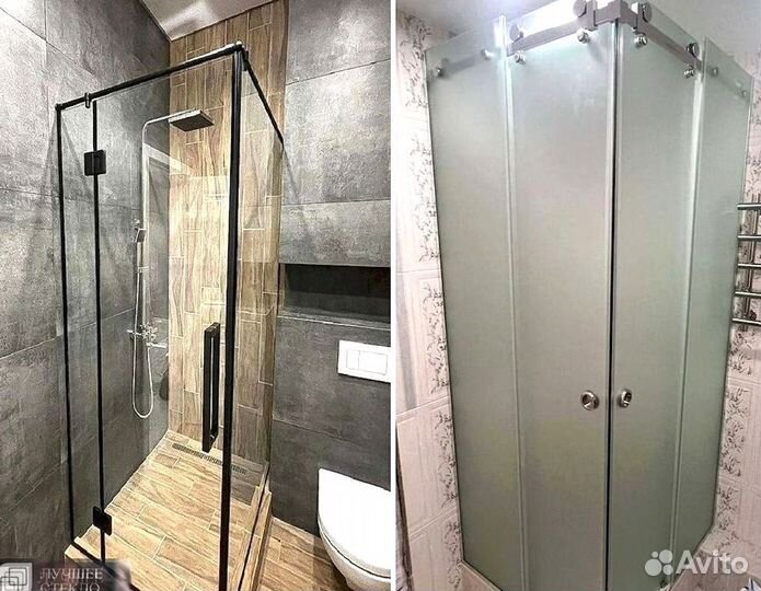 Стеклянные душевые перегородки / прочное стекло