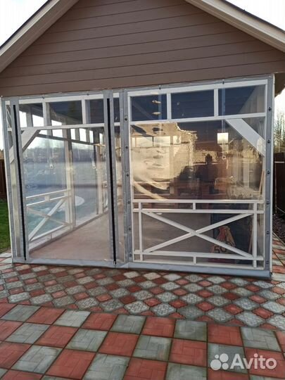 Мягкие окна для беседки