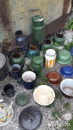 Кувшин эмалированный СССР