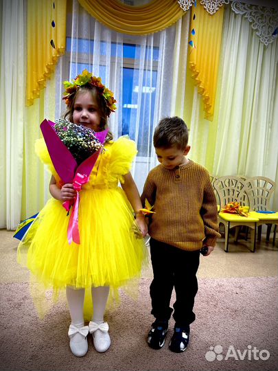 Платье для девочки 122-128