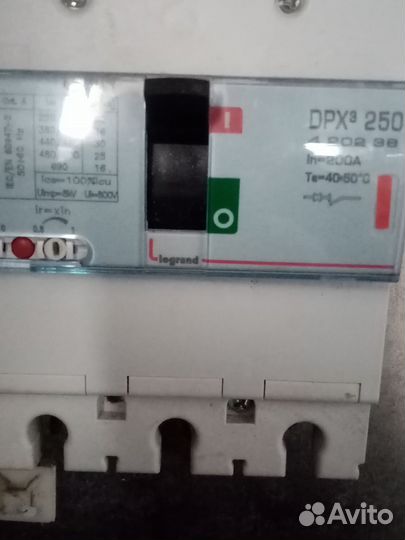 Автоматический выключатель 250а
