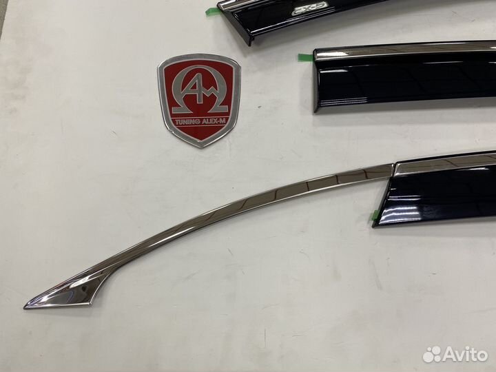 Дефлектора на окна 6 частей Mazda CX-5 2018+