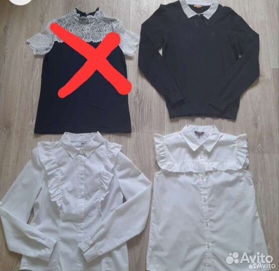 Школьные блузки для девочки 164