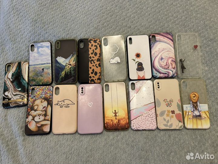 Чехлы 15шт на iPhone 10