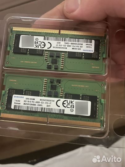 Оперативная память sodimm ddr5 16gb (2x8GB)