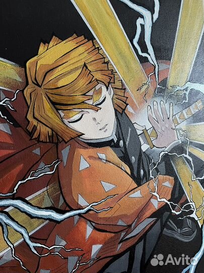 Картина акрилом на холсте Зеницу