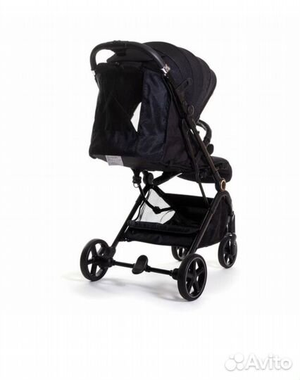 Коляска прогулочная Bair D299 черно-синяя