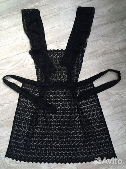 Фартук чёрный на старшеклассницу