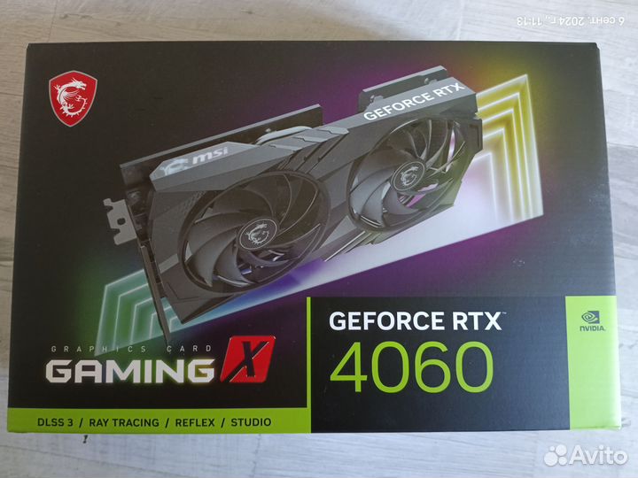 Видеокарта rtx 4060 msi