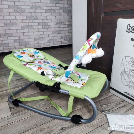 Детский шезлонг Babyton. Новый в коробке