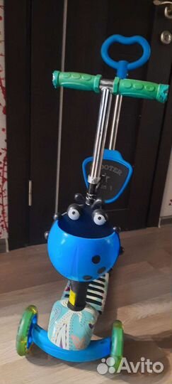 Самокат детский трехколесный бу