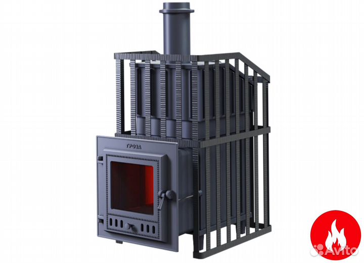 Печь для бани гефест гроза ураган 18 (м)