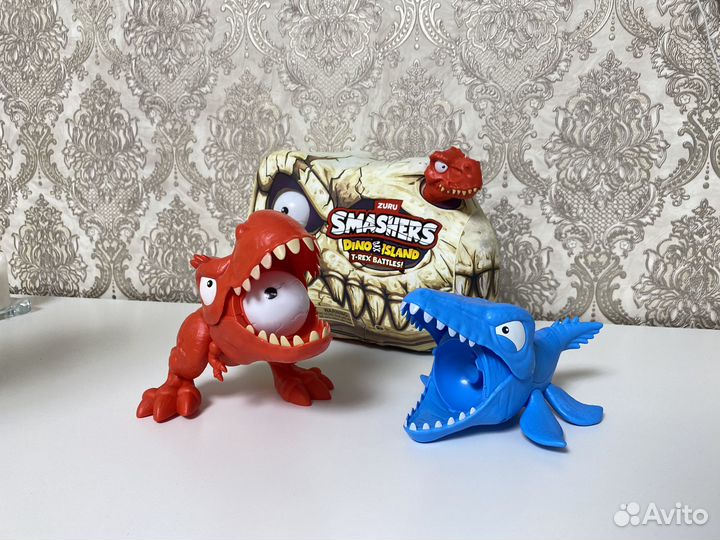 Новый набор игровой smashers битва динозавров