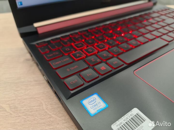 Ноутбук Acer Nitro 5/Core i7-9750H+Nvidia GTX1650
