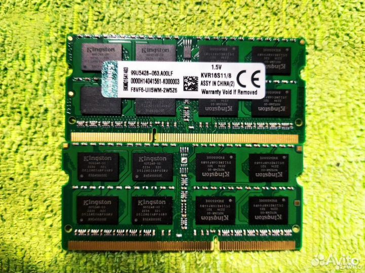 DDR3 8Gb Kingston Оперативная память для ноутбука