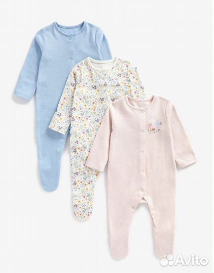 Комбинезоны слипы Mothercare новые 62 68 74