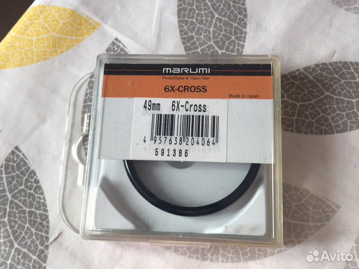 Светофильтр 49mm Marumi 6xcross звезды