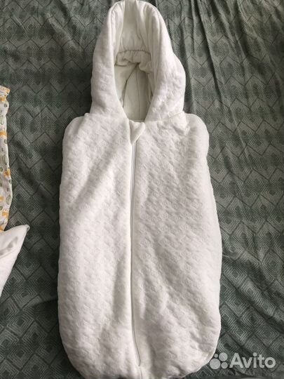 Детский конверт на выписку осень - зима