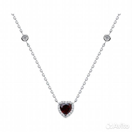 Колье из sokolov с красным камнем