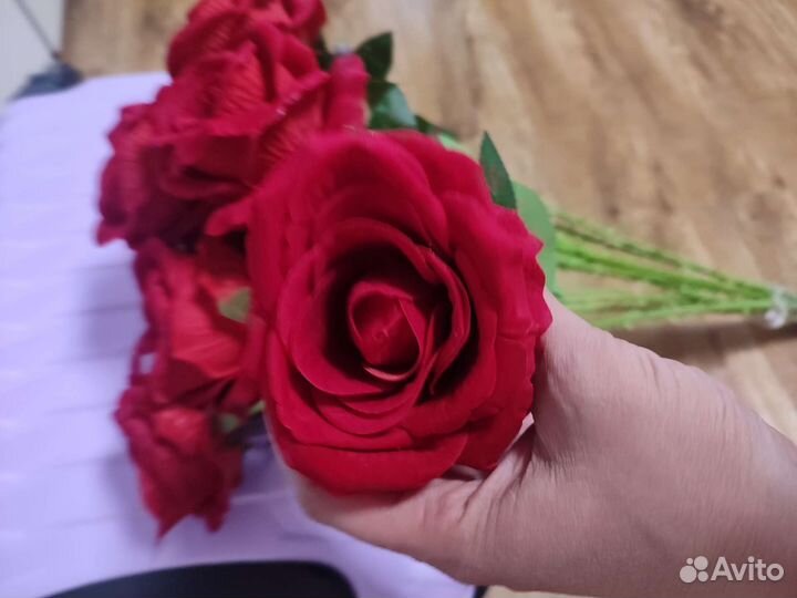 Искусственные цветы розы