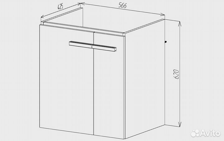 Тумба под раковину viant 