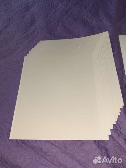 Магнитные листы для альбома на кольцах Brauberg