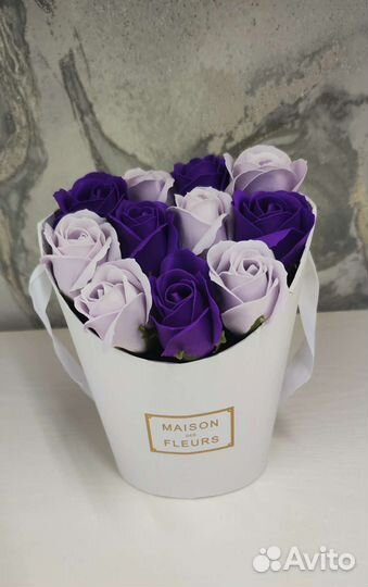 Букет цветов из мыла