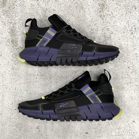 Кроссовки Reebok Zig Kinetica 2 Edge Black Purple