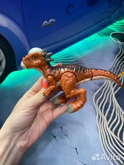 Динозавр с клеткой imaginext Jurassic world