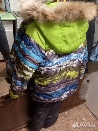 Зимний мальчуковый костюм тройка