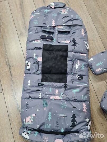 Конверт с Варежка и на коляску, санки