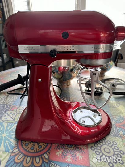 Планетарный миксер kitchenaid artisan 4.8 Л