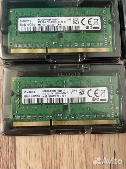 Новая память DDR3 ddr3l 8gb Samsung для ноутбуков