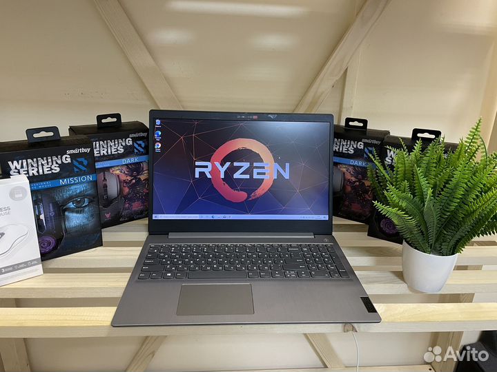 Свежий Lenovo FHD Ryzen 3 3250U/8Gb DDR4/SSD