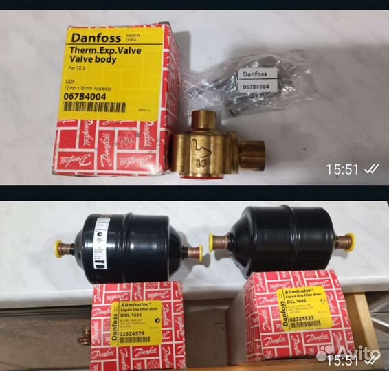Danfoss компрессор,соленоид, фильтр,трв, реле