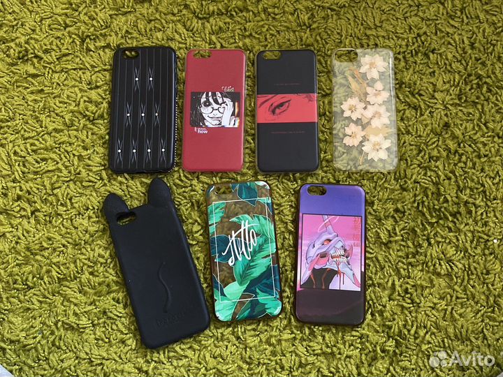 Чехлы на айфон 6s и один на 7