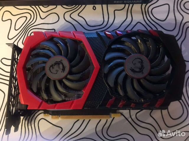 Видеокарта MSI Geforce GTX 1050 ti gaming x (4g)