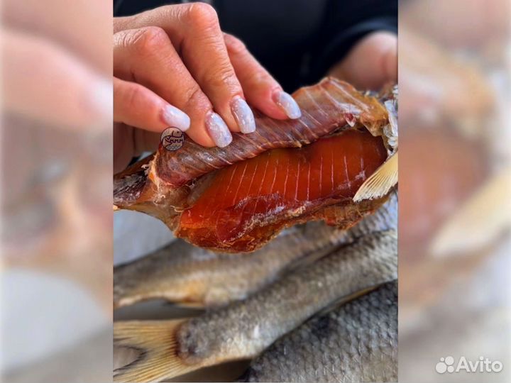 Вобла вяленая с икрой