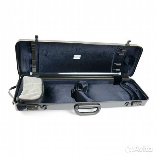 Кейс для скрипки Bam Hightech Oblong Silver Carbon