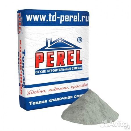 Теплая кладочная смесь раствор