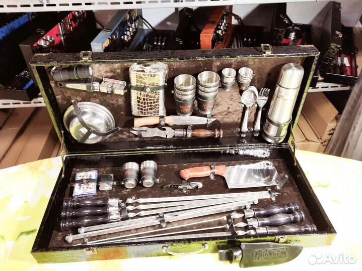 Шашлычный набор в кейсе