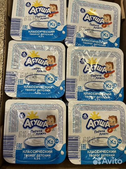 Творожок агуша