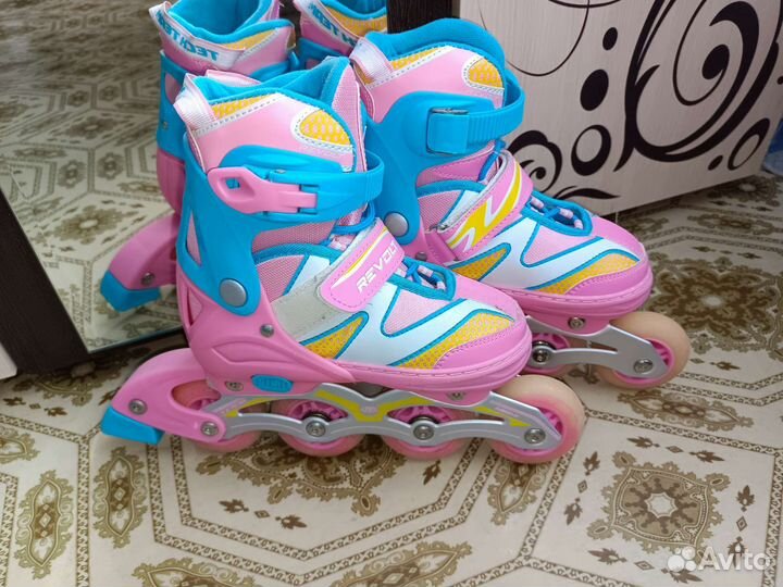 Роликовые коньки детские раздвижные