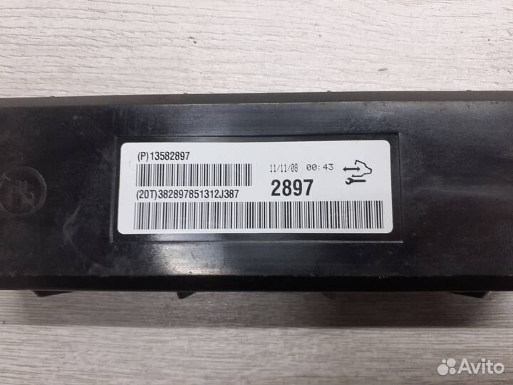 Блок управления климат контролем Chevrolet Cruze