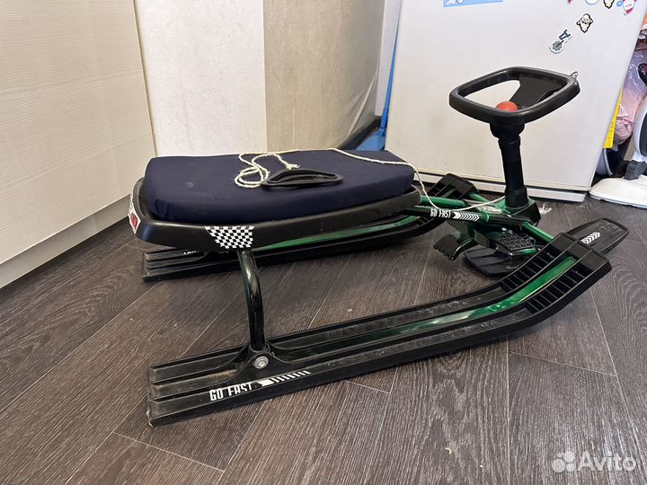 Детские санки снегокат