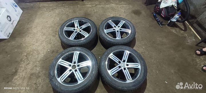 Колеса в сборе r16 летние skoda wv