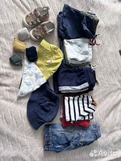 Вещи пакетом на мальчика 80 86
