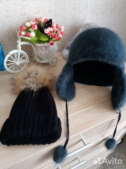 Шапка норковая