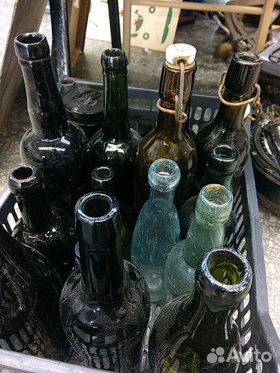 Старинные бутылки