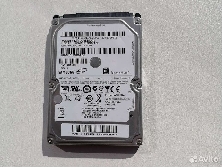 Жесткий диск hdd 1 тб